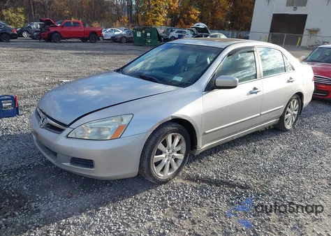 2007 Honda Accord 3.0 Ex из США, поврежденный, VIN 1HGCM66547A059761